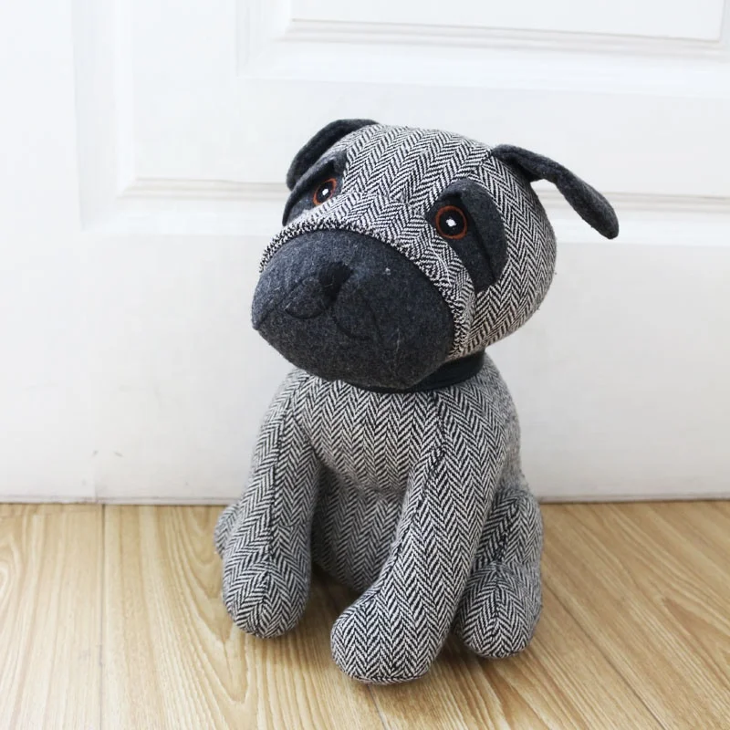 Прямая поставка с завода, домашний декор, тканевый дверной ограничитель, Утяжеленный дверной ограничитель в форме щенка