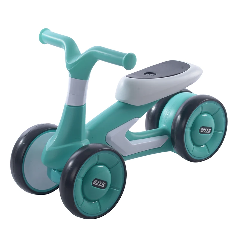 4 Wheels Kids Light Baby Balance Scooter Ride on Car Foot Push Mini Kids Balance Bike For Children Toddler