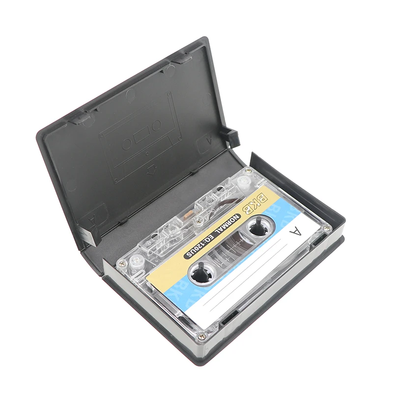 Black Protective Storage Cases for VHS Video Tapes VHS Storage Box Blank Audio Tape Case Radio Cassette Tape Case