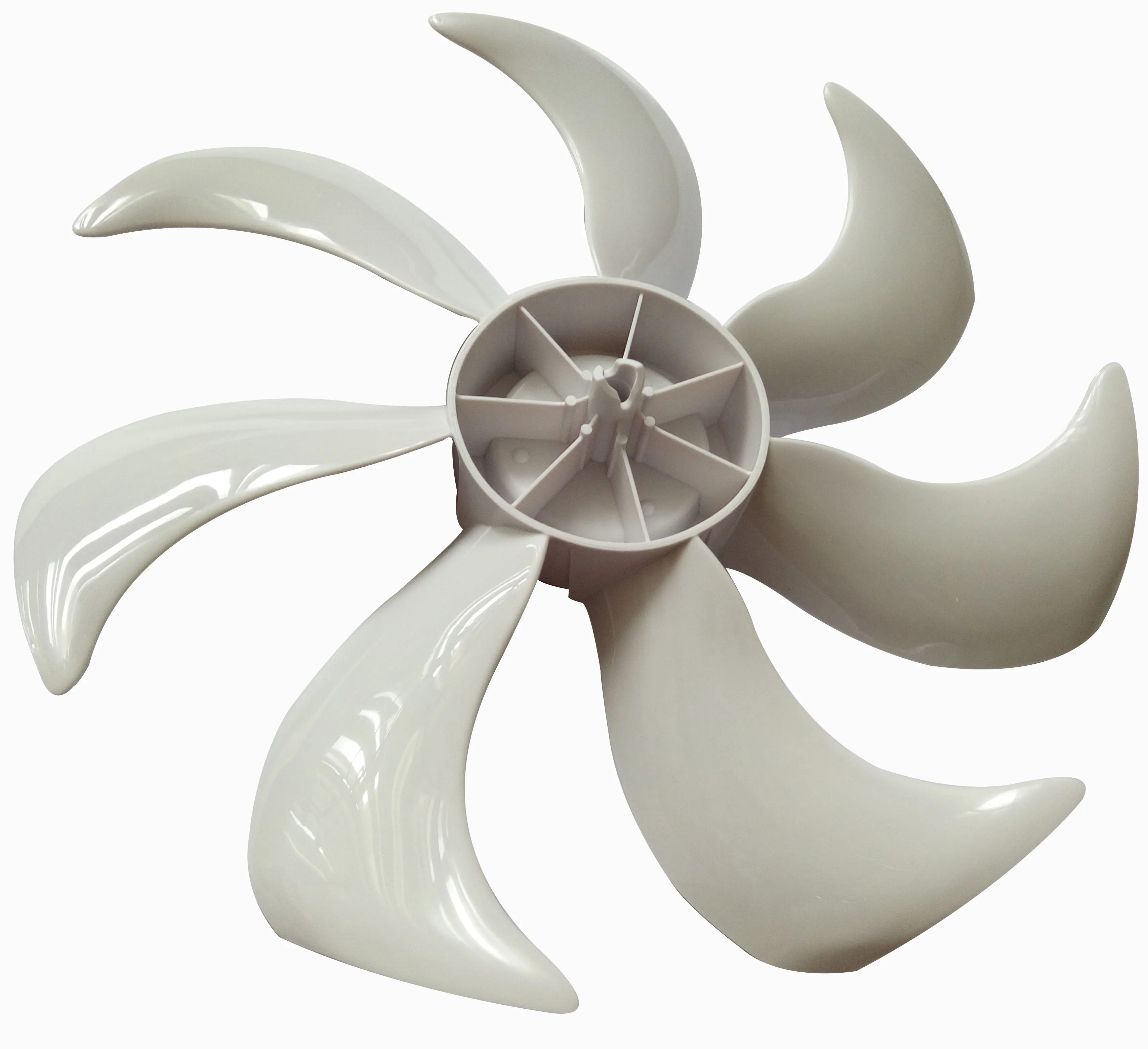 Injection plastic mold for cooling fan blade