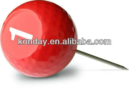 Товары для гольфа KONDAY многоцветный маркер димпла прочный АБС конический Тройник с длинным стальным шипом