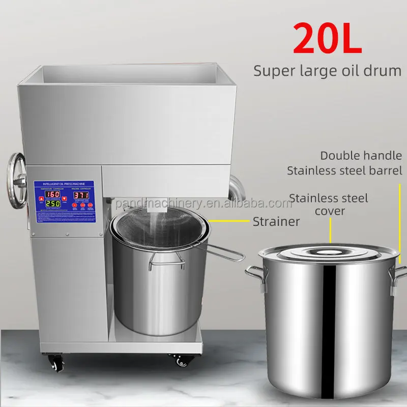 D08 Stainless steel jackfruit seeds home oil press pomegranate seed coconut oil mill machine
