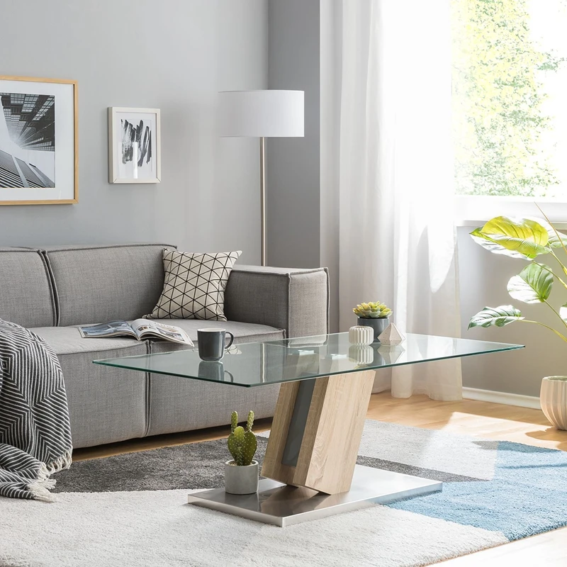 mesa de bases para centros de mesa para bodas sala fiestas cristal flores vidrio madera industrial minimalista mesas de centro