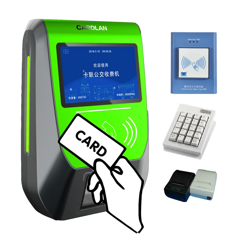 China factory Automated cash register bus fare collection system support mobile app to pay
