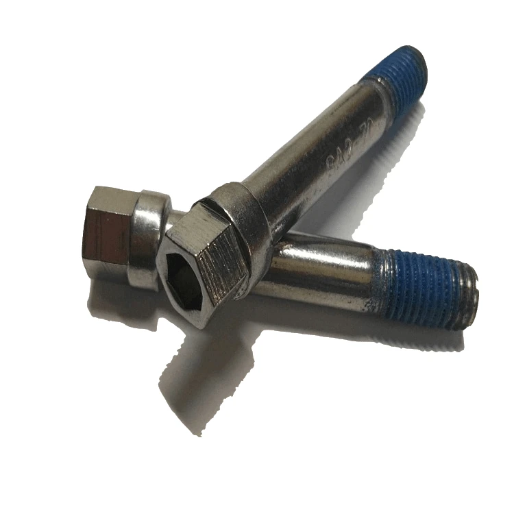 M6 M7 Hex Hexagon Head Nut Din 6291 Class 58 Zinc Coating Titanium 12 Point Flange Bolt