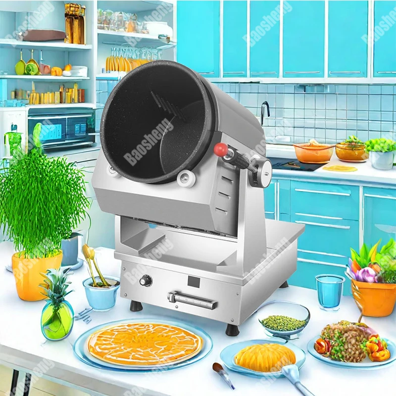 Restaurant Fried Rice Machine Rotating Smart Robot Cooker Wok Chef Automatic Cooking Machine Intelligent Cooking Robot for Hotel
