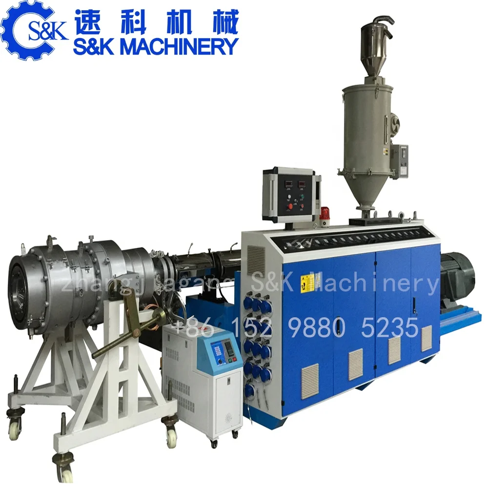 
20-63mm Gas supply waster supply pvc pipe extruding /cpvc upvc tubing making machine 
