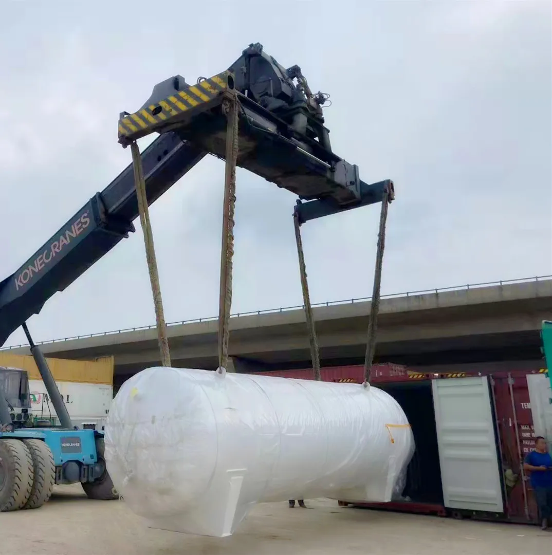 Vertical 5m3 Pressure Vessel Oxygen Storage Tank for Hospital Using