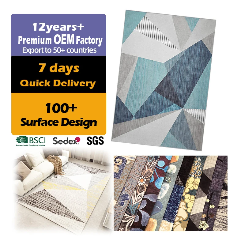 modern Large luxuery Home Mat carpets and rugs living room big size Decorative Area floor Rug 3d printed living room Carpet