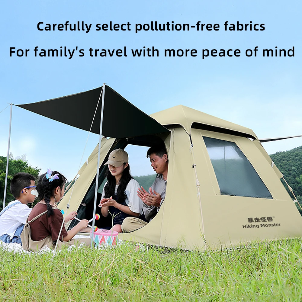 Quickly open the camping tent Outdoor camping tent Family camping tent