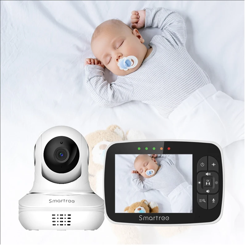 Hot sale audio child crying detection monitoring lens stand wifi indoor baby security camera monitor