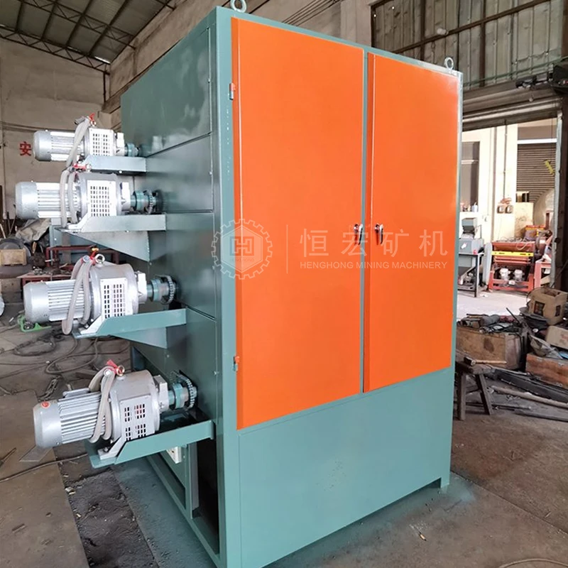 High Intensity Tin Ore Processing Separation Machine Sand Zircon Gold Magnet Separator Dry Roller Magnetic Separator Machine