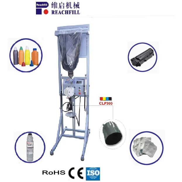 Цветная машина для наполнения тонер-картриджей, мешков и копировальных бутылок