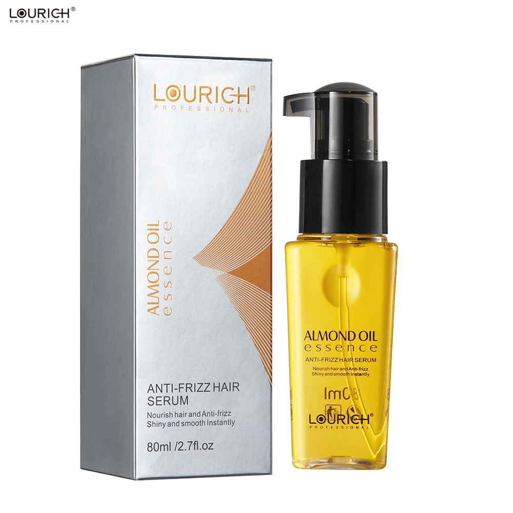 LOURICH Hair Repair Serum For Dry Damaged Frizzy Hair Hydrating Argan Oil Organic Hair Oil