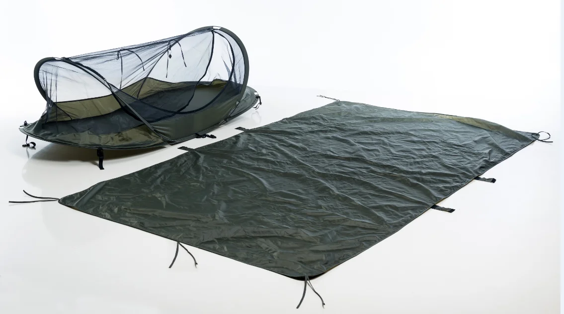 Small Packing Single Folding Beach Shelter Camping Hiking Tactical Outdoor  Mosquito Net Tent