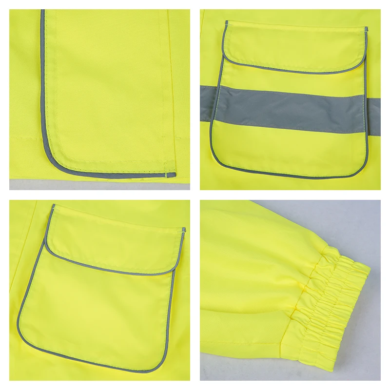 LX Hot Sale Winter Hi-vis Reflective Softshell Jacket Safety Reflective Work Clothing For Man
