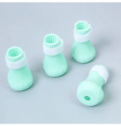 Adjustable Anti Scratch Cat Booties Cat Silicone Foot Covers Cat Paw Protector Boots