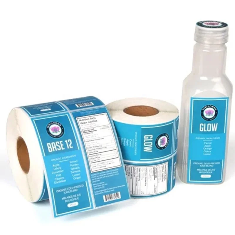 Wholesale custom cheap Price stickers with logo packaging label Waterproof stickers label