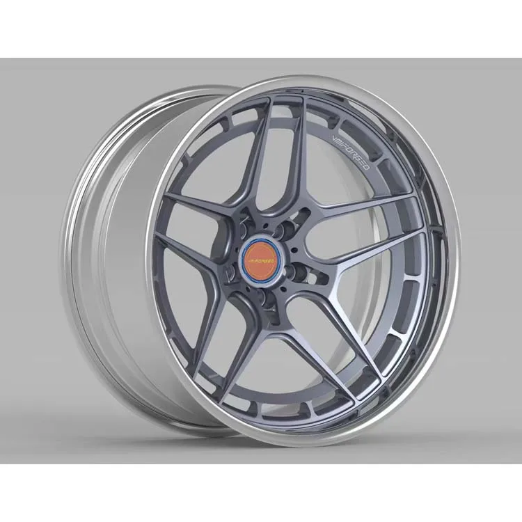 High Performance Custom Size New Design Aluminum Forged 2 Piece Wheels