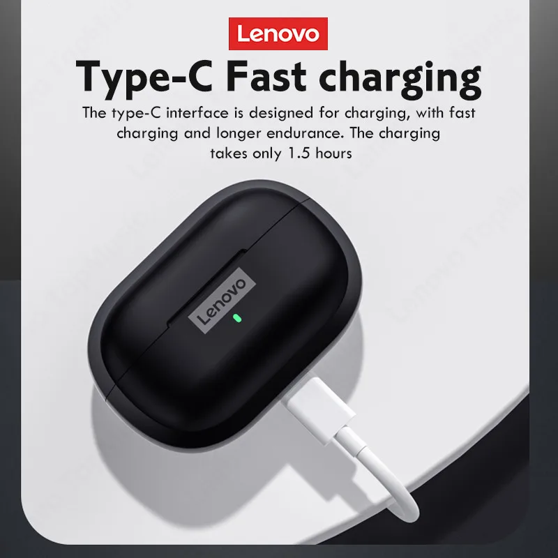 Новые популярные водонепроницаемые спортивные TWS-наушники Lenovo LP1S обновленная версия беспроводные Bluetooth-наушники наушники