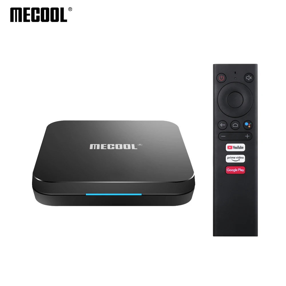 MECOOL KM9 PRO 2G 16G 4G 32G Voice Remote Control Google ATV 4K Android  Android TV Box Set Top Box