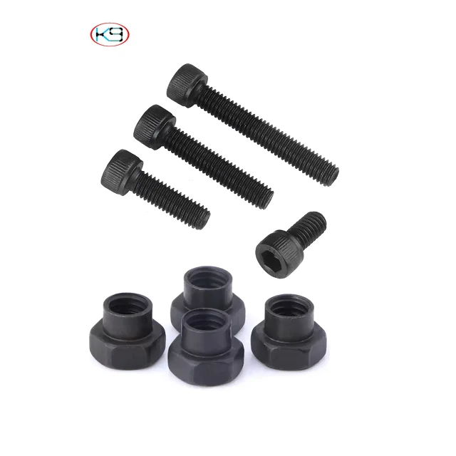 Black Inner-hexagon Screw 8.8 and 12.9 Grade High-strength Screw Cylindrical Head Bolt Cup Head Screw M2 M3 M4 M5 M6 M8