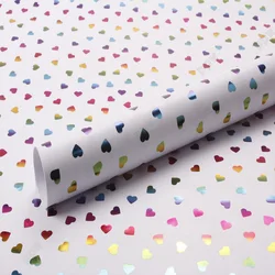 Оптовая продажа, цветная фольга, горячее тиснение, узор, подарочная упаковочная бумага для подарка