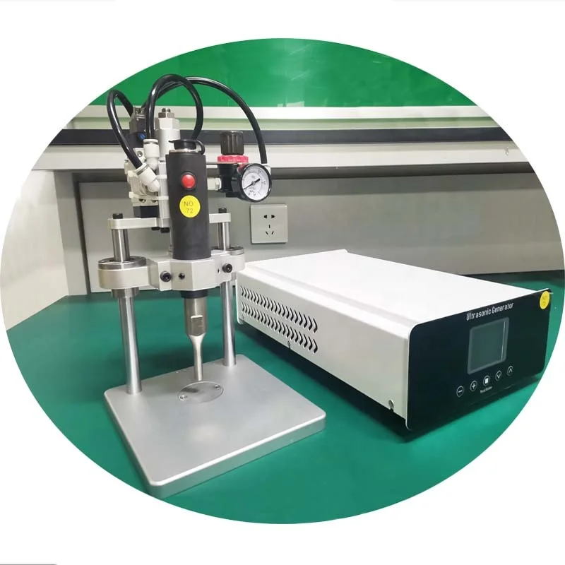 Portable Mini Hand Held Portable Ultrasonic Spot Welder Handheld Manual Ultrasonic Plastic Welding Machine