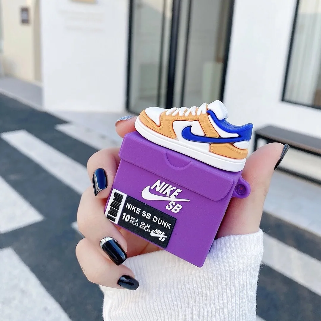
2020 Fashion silicone shoe box style Airpod case For Airpods pro case For design Airpods case 