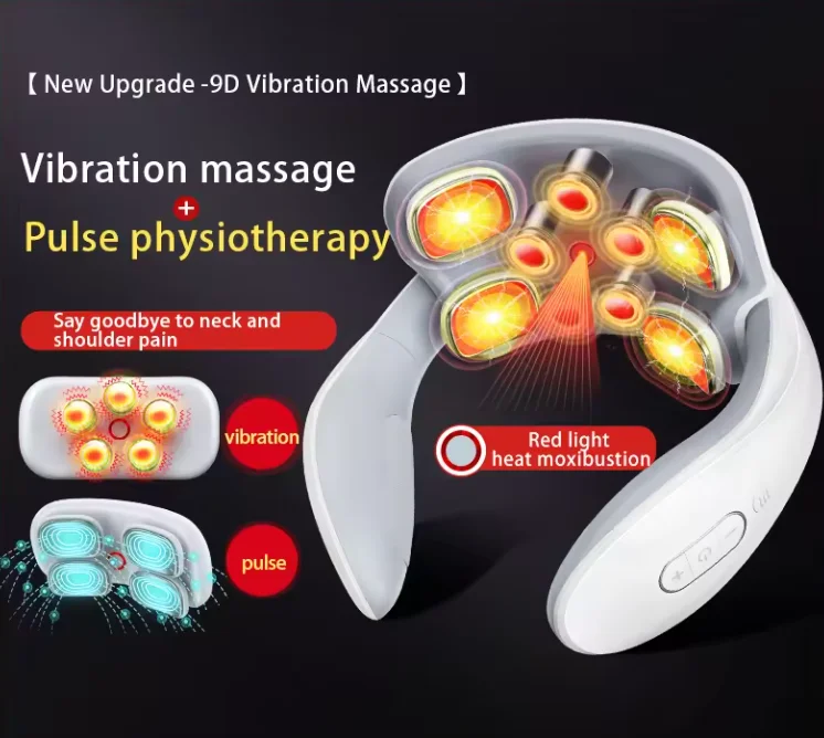 Deep Tissue Kneading Massager Neck and Shoulder Massager with Heat Electric