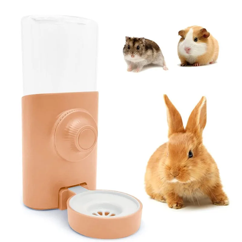New Design Hanging Water Food Dispenser For Pets Cage-Mounted Automatic Small Pet Feeder