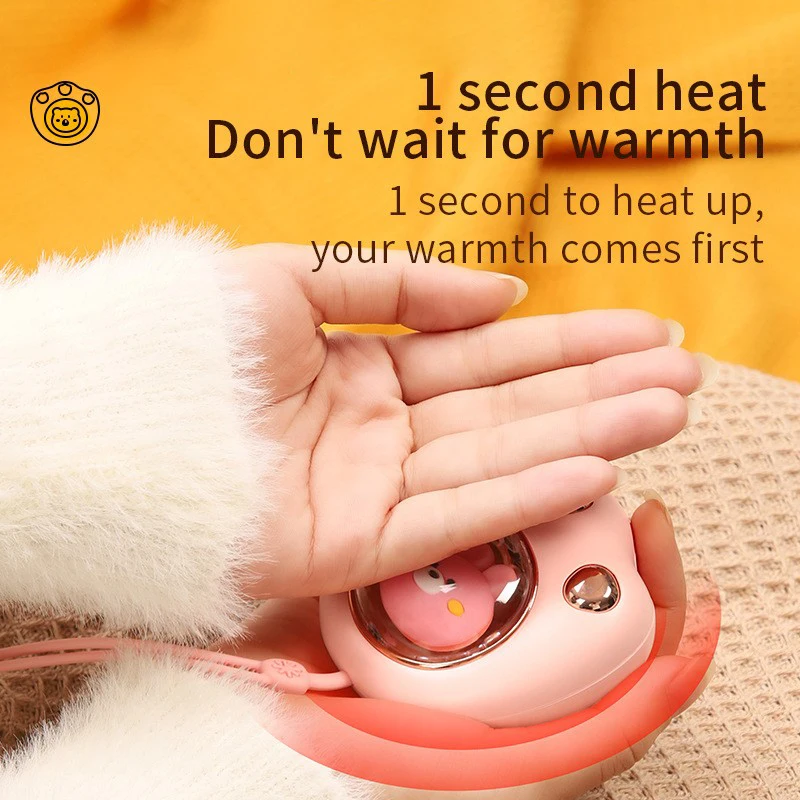Factory Wholesale Mini Small Hand Warmers Usb Rechargeable Reusable Electric Cute Pocket Portable Hand Warmer