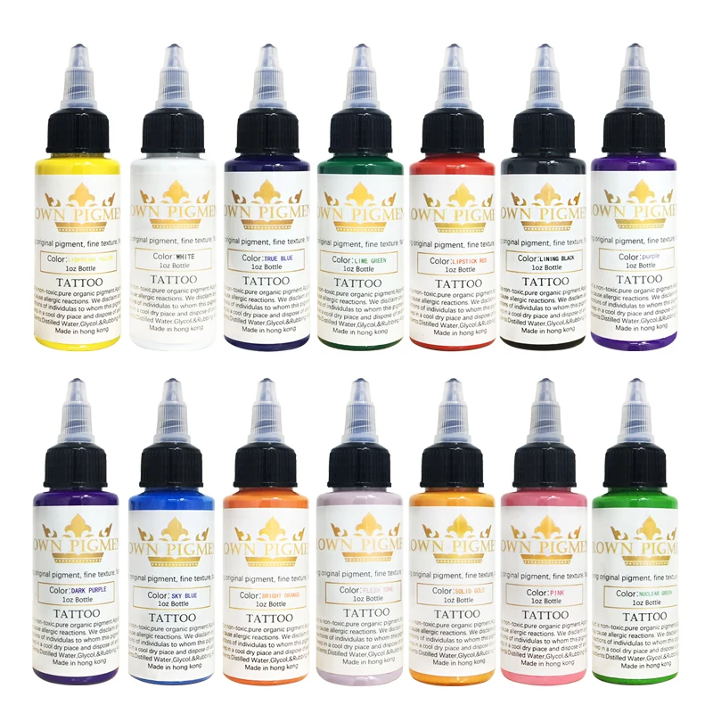 Gold Crown Pure plant tattoo pigment ink