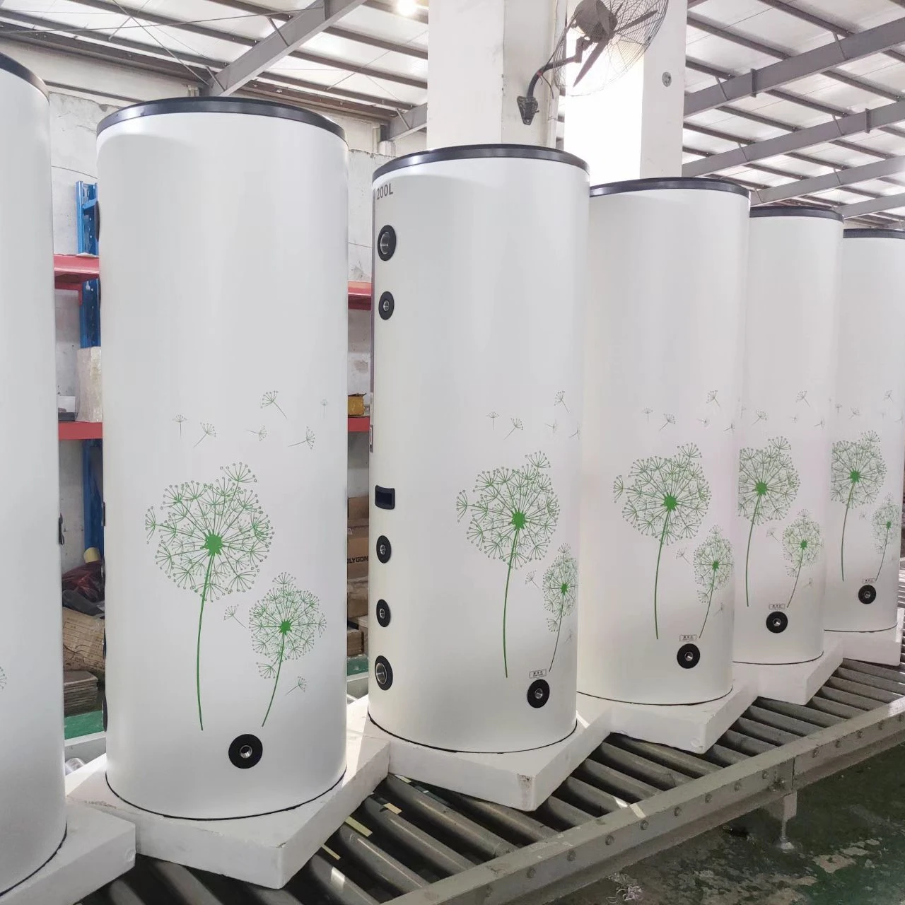 Domestic stainless steel big hot Water Tank for Air Source Heat Pump With Flange connection 600L 800L 1000L Storage  Tank