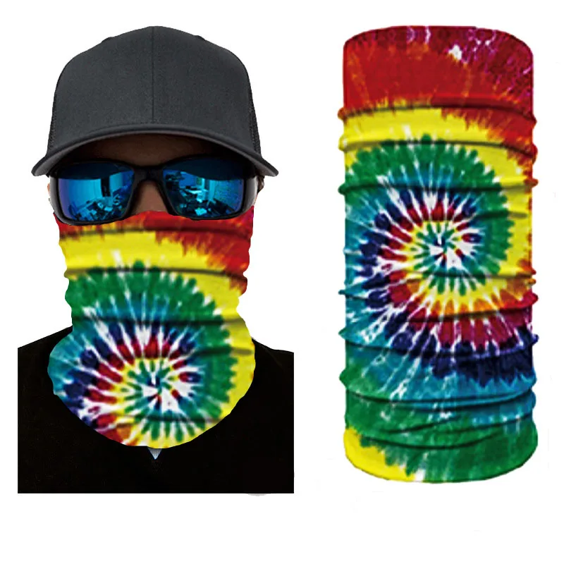 Бесшовная бандана, трубчатый головной шарф, дышащий головной убор, шейный Гетр для езды на велосипеде, пеших прогулок, бега, в американском стиле