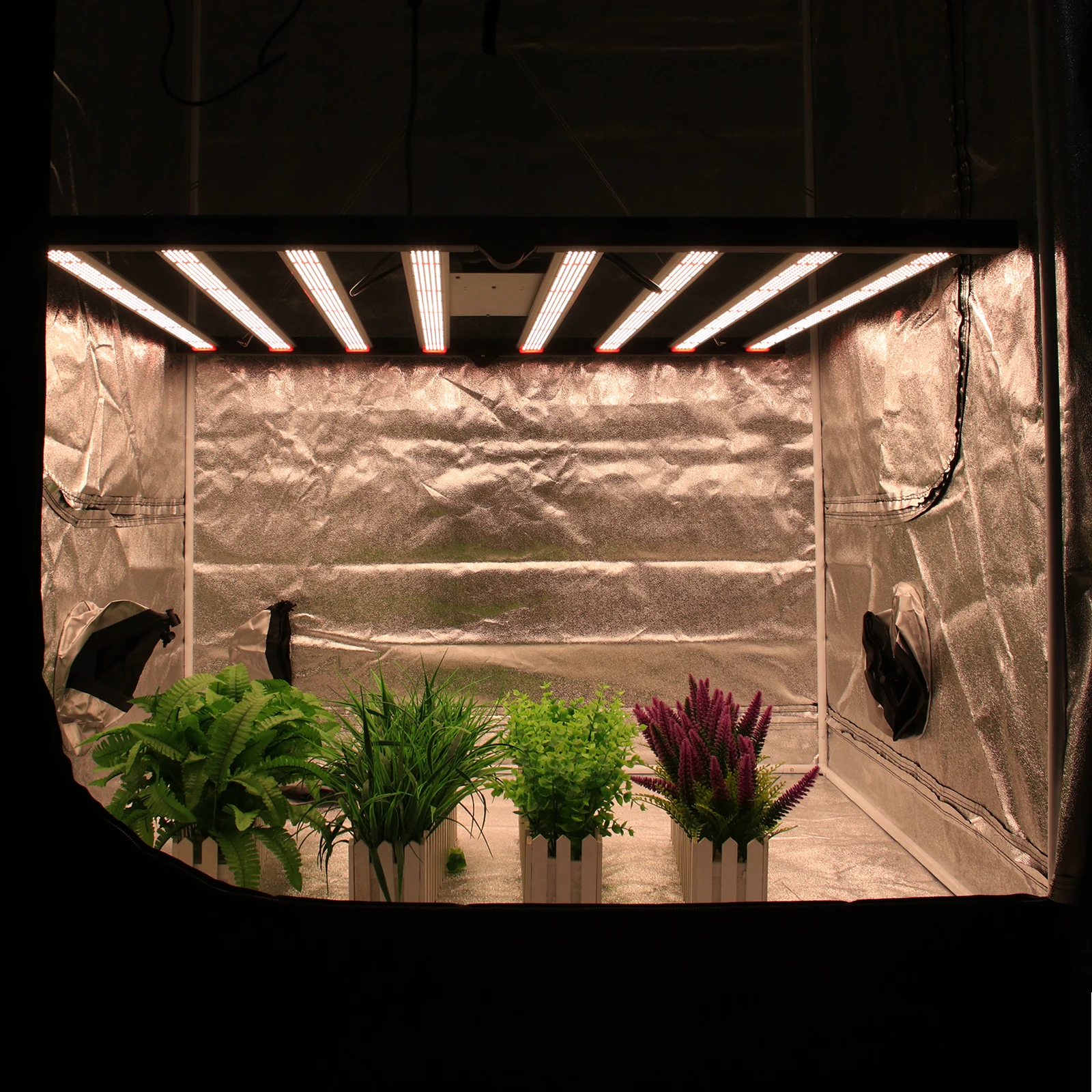 
LM301B Full Spectrum Grow Light 640W High Power Plant 8 Bars UV Dimmable Hydroponics lm301H Cob LED Grow Light 