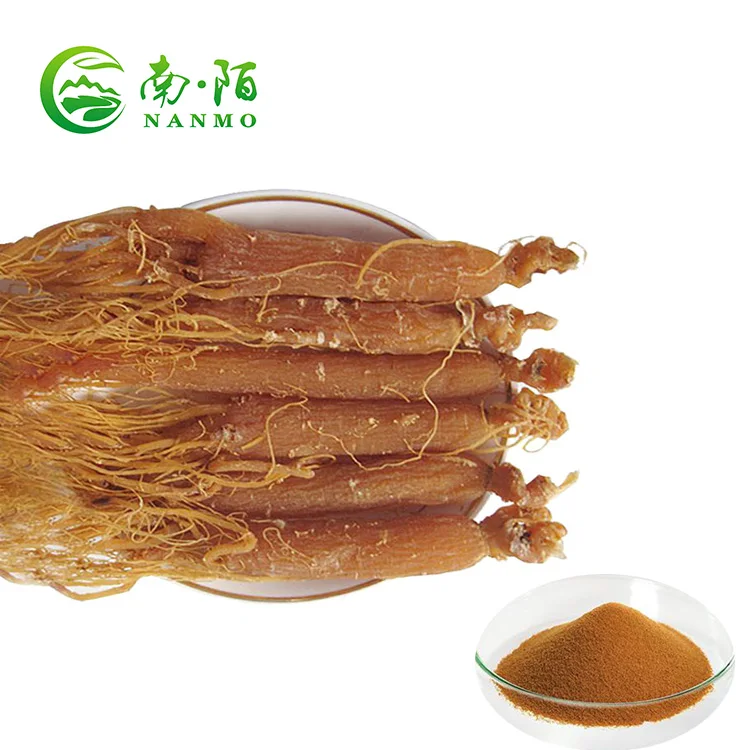 Factory sale various widely used Health Care 10% - 80% Ginsenosides Panax Ginseng Extract Powder Korean Red Ginseng Extract