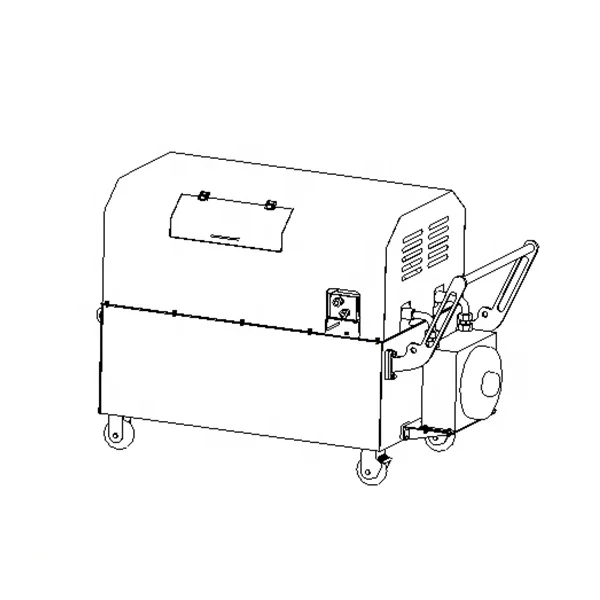 TYSIM hydraulic concrete pump for excavator with factory price