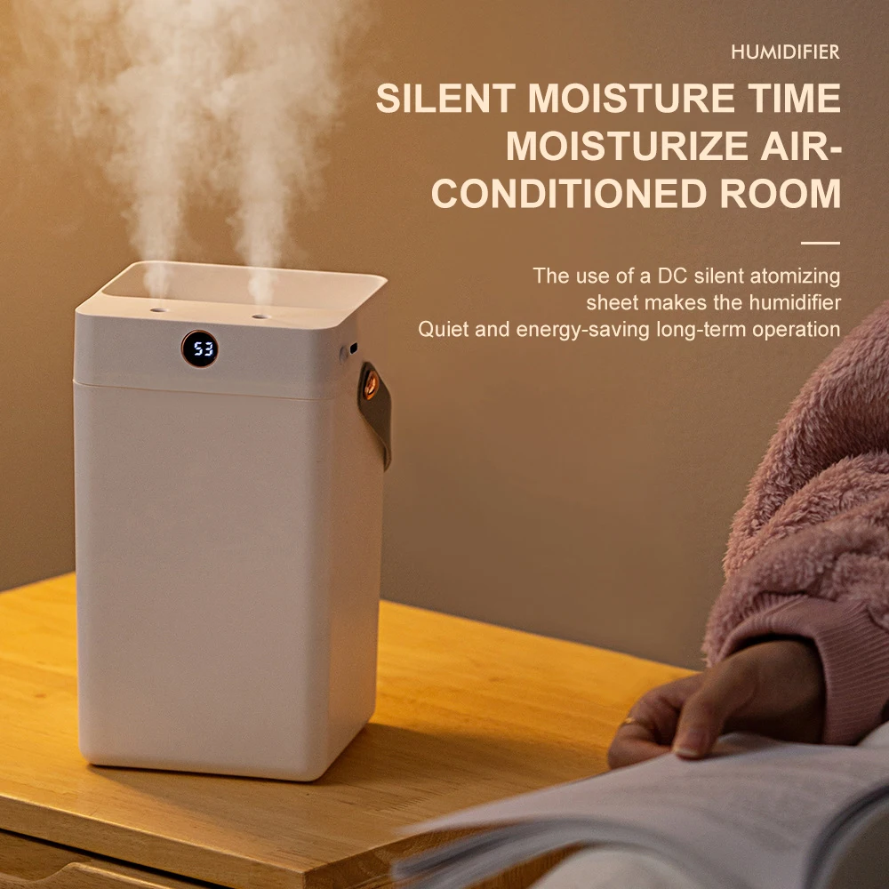 3L Ultrasonic Air Humidifier Aroma Diffuser Air Cleaner Home Office Double Nozzle Water Atomizer