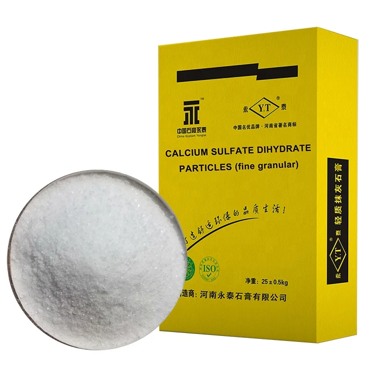 gypsum powder manufacture plant soy products use CaSO4 gypsum powder food grade calcium sulfate dihydrate powder