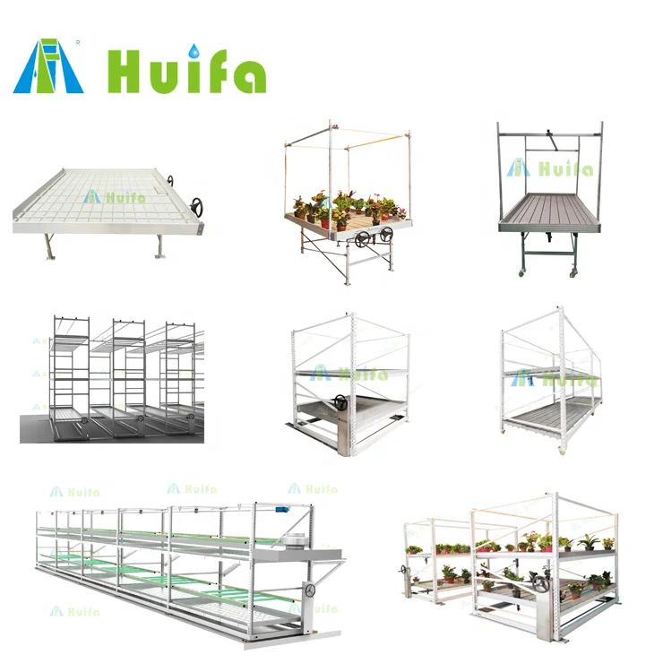 Vertical Farming Racks Equipment Hydroponics Plant Growing Table For Medical Hemp Planting