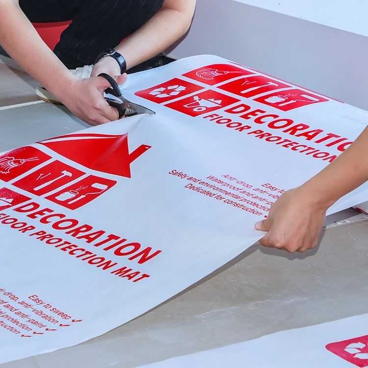 Non-woven Composite opp Film Decoration Ground Floor Finished Protective Film Home Improvement Ground Protective Film