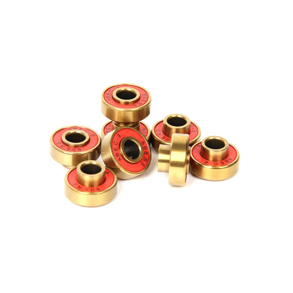 Hot sell good quality china 608ZB ABEC-9 skateboard longboard bearings 608 bearing with spacer