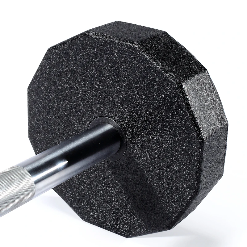 
PU Straight Barbell Weight Lifting for Gym Training Barbell Curl Bar 10-30kg 