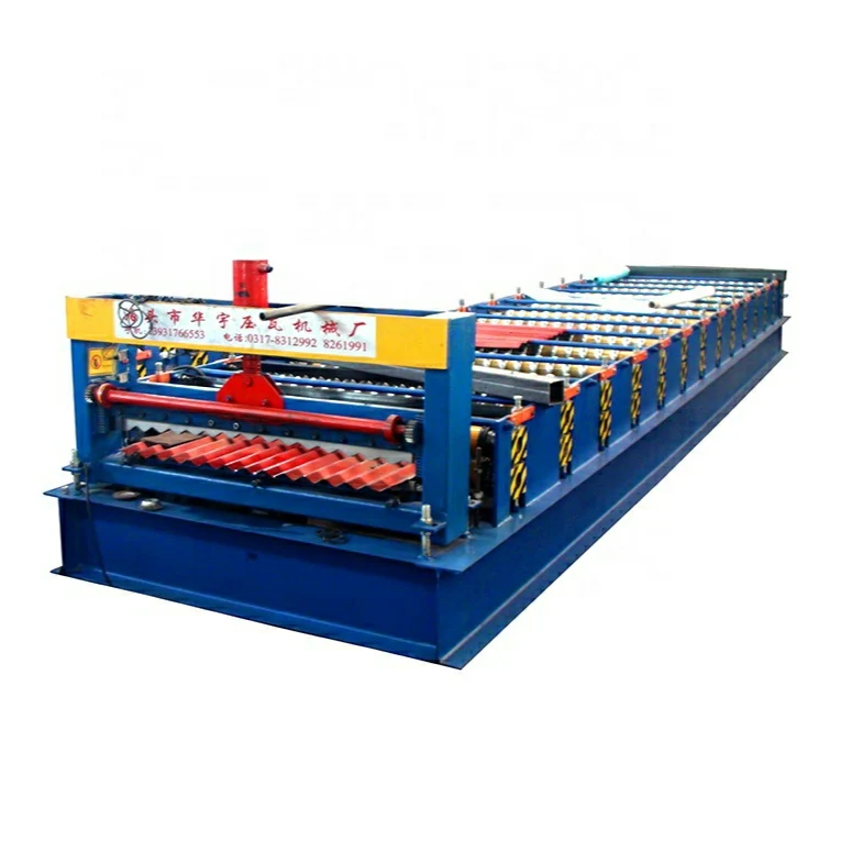 Corrugated Iron Sheet Roll Forming Metal Roofing Corrugated Iron Sheet Roller forming Machine