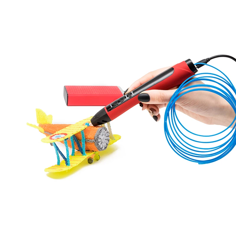 New Design Upgrade Professional 5 Speed Doodler 3D Printing Pen Set With OLED Display