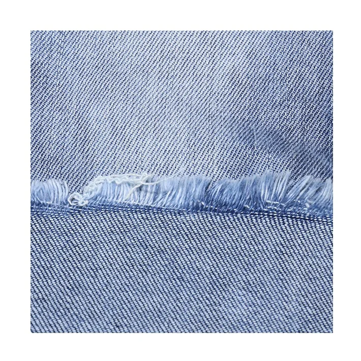 colored denim fabric Good quality waterproof hemp canvas denim jeans fabric