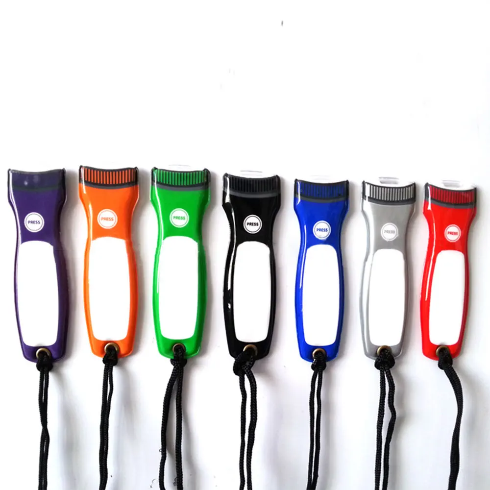 PVC flat magnetic flashlight LED portable flashlight supports customized LOGO