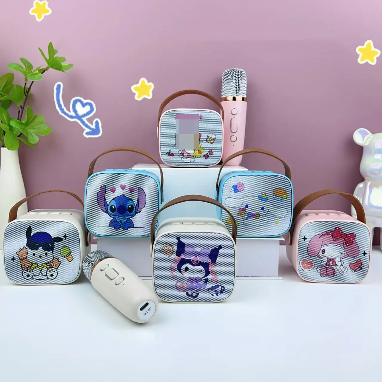 Мини-микрофон для караоке
