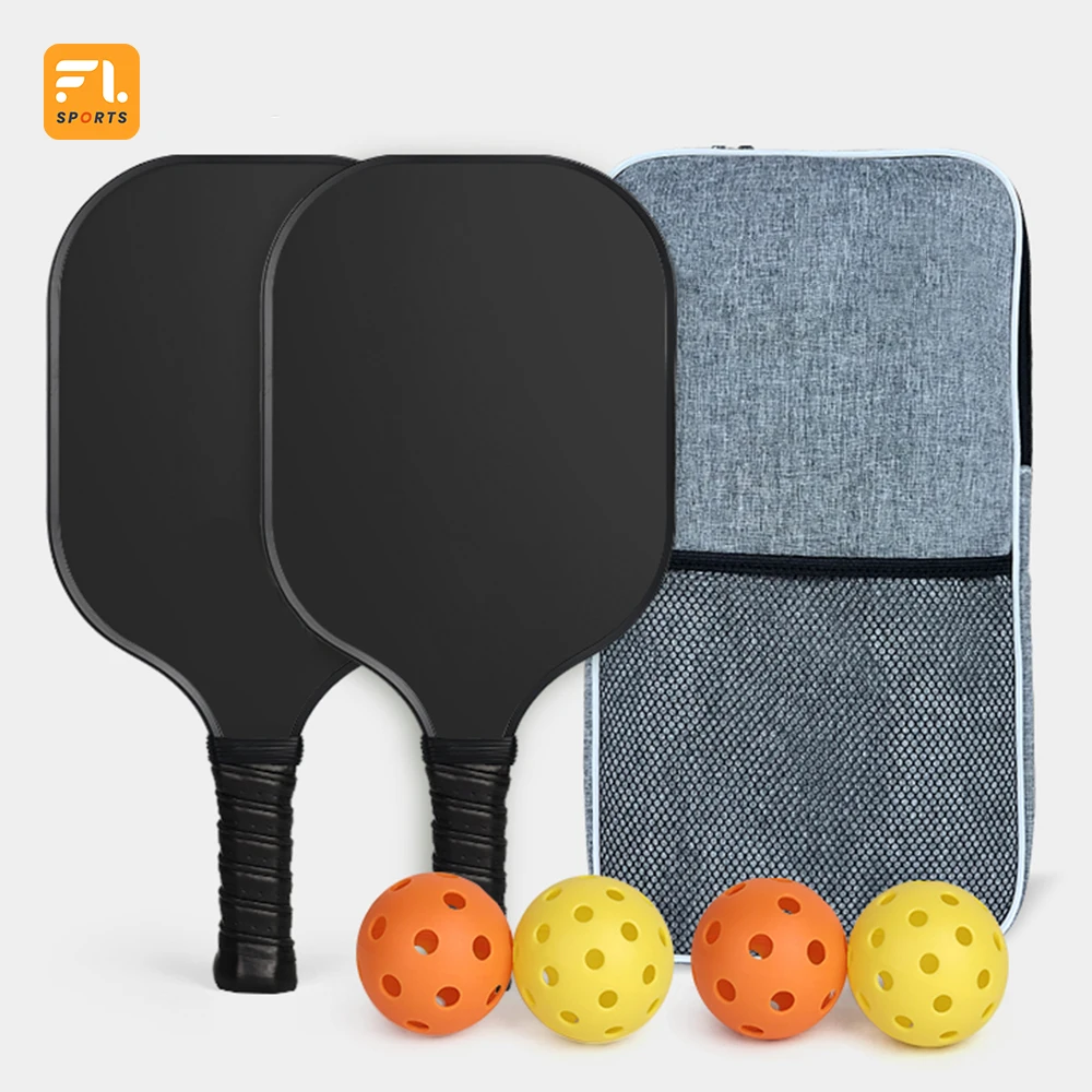 USAPA 2024 New Style Black Texture Carbon Fiber Custom Size Pickleball Paddle